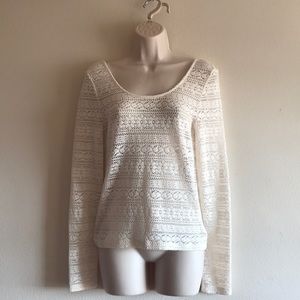 American Eagle Lace Long Sleeve